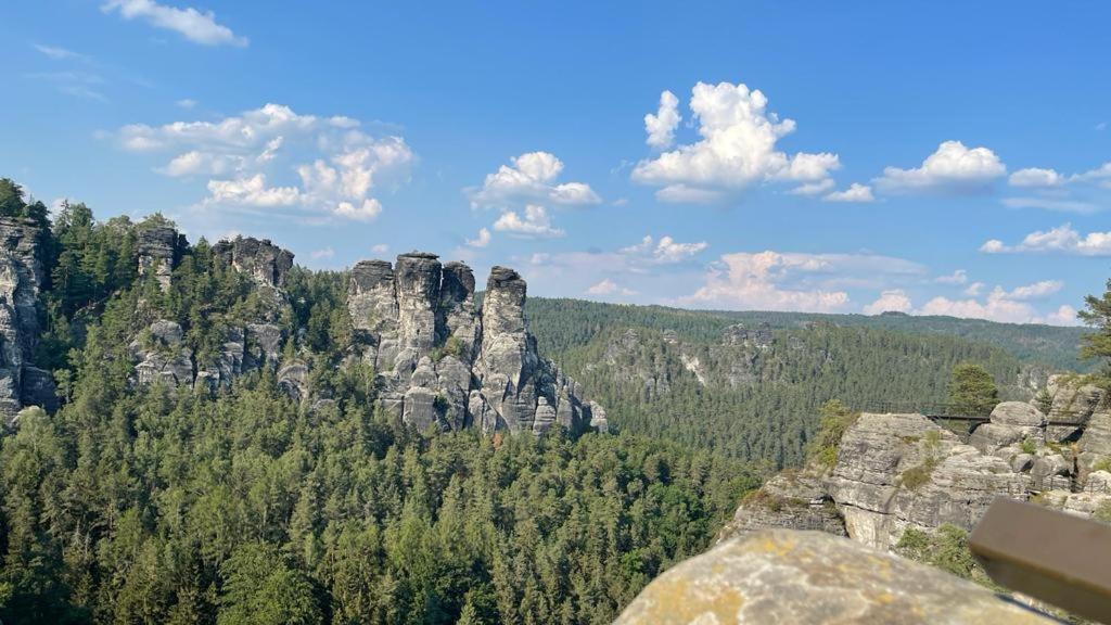 Apartmán Pension Elblinge Prossen Exteriér fotografie